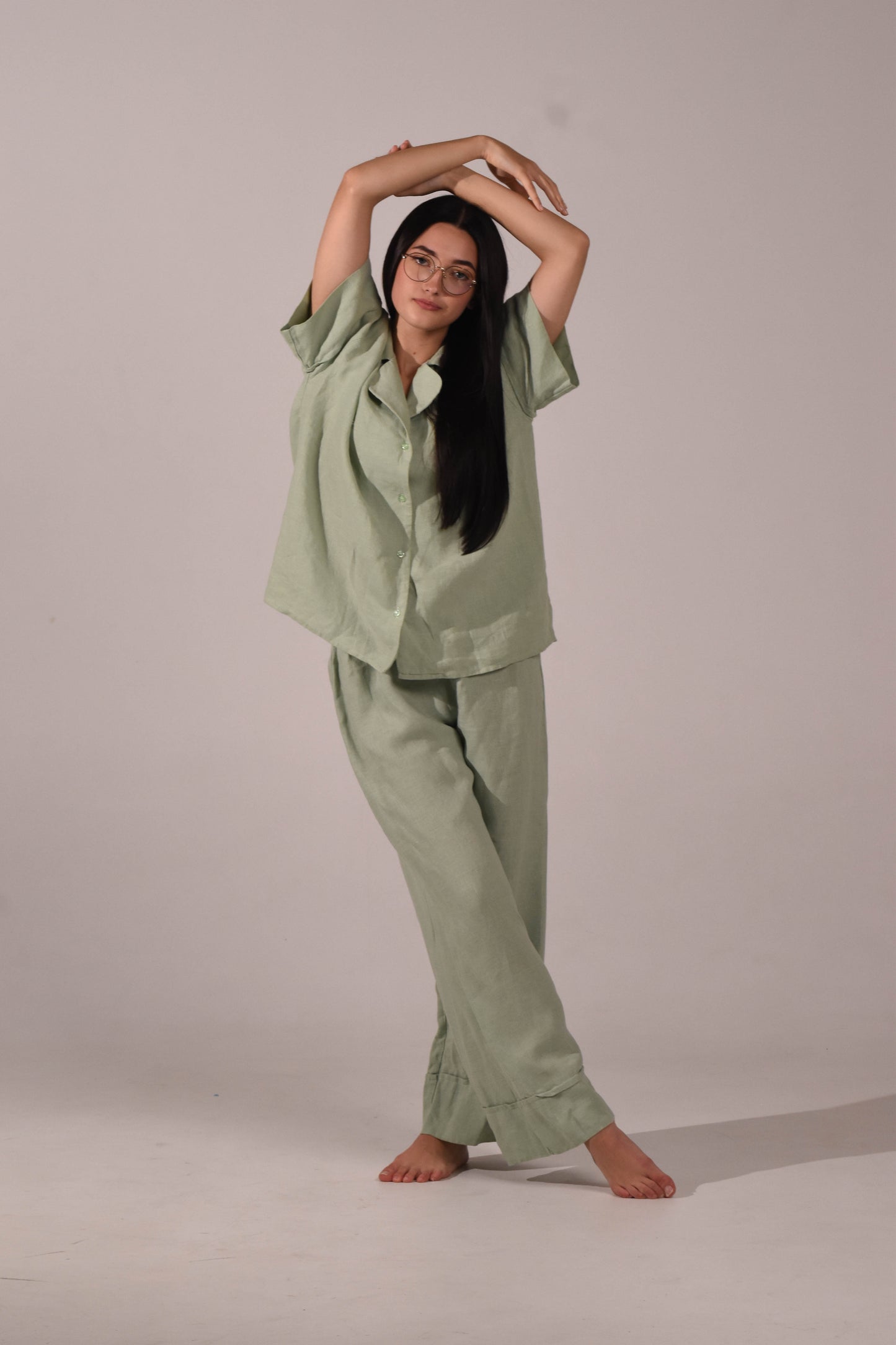 Linen Pants – Matcha