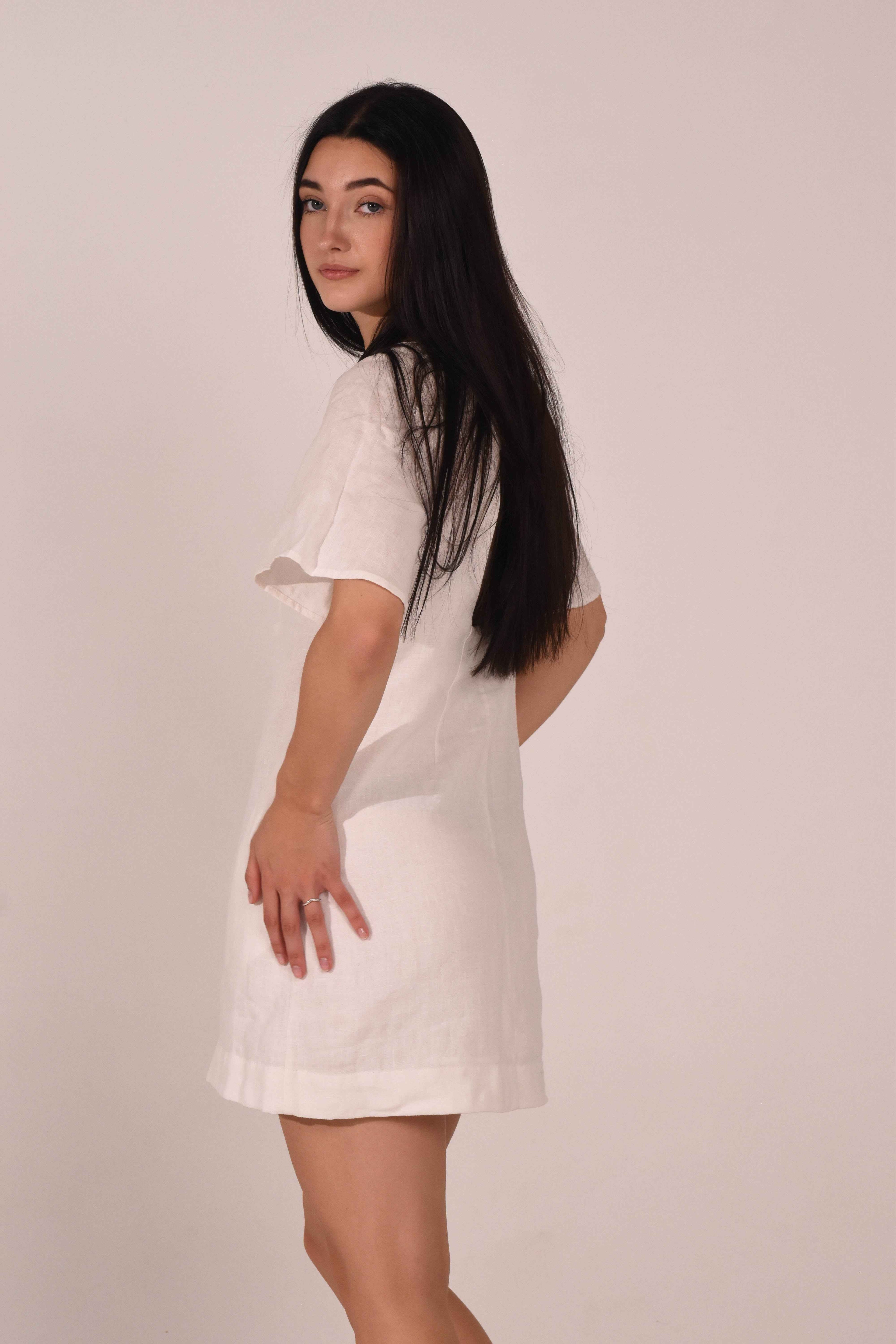 White dress - LinumLenis
