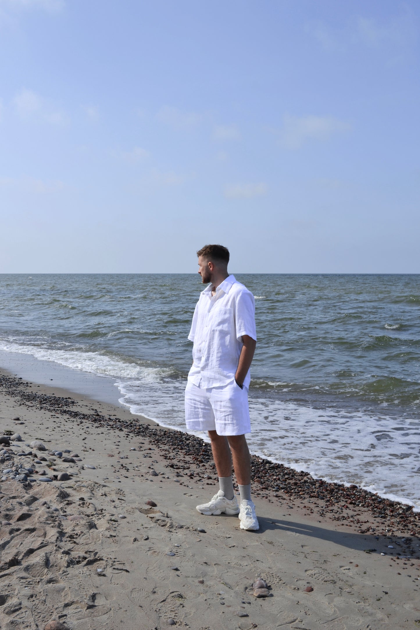 Men's Short Sleeved Shirt and Shorts set