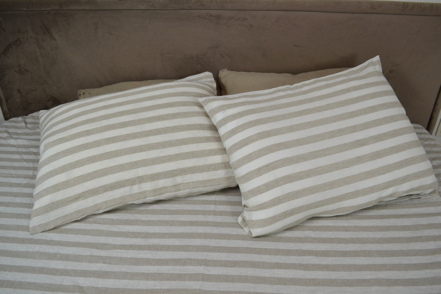 Organic Linen Striped Bedding