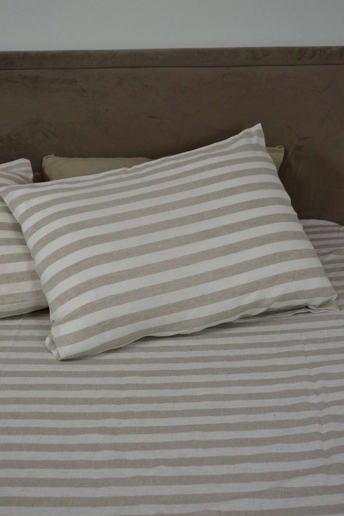 Organic Linen Striped Bedding