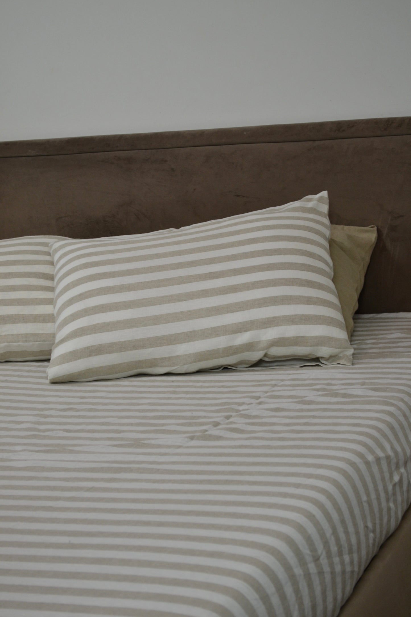 Organic Linen Striped Bedding