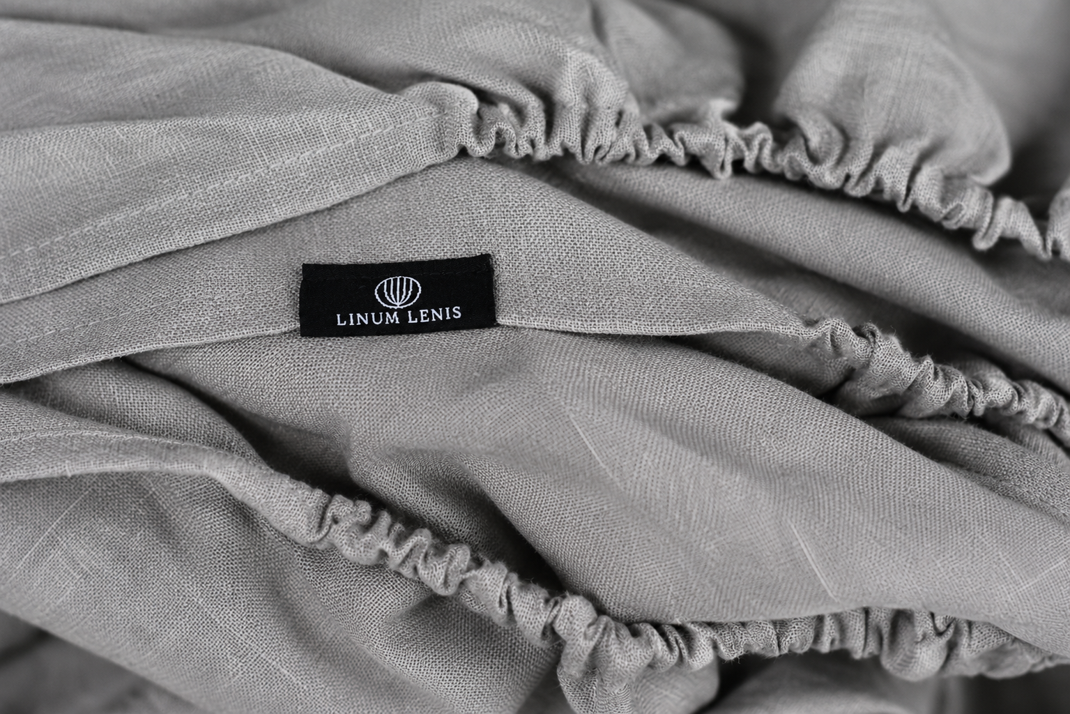 Linen Fitted Sheet – for Natural Comfort and Convenience Dusk Gray - LinumLenis