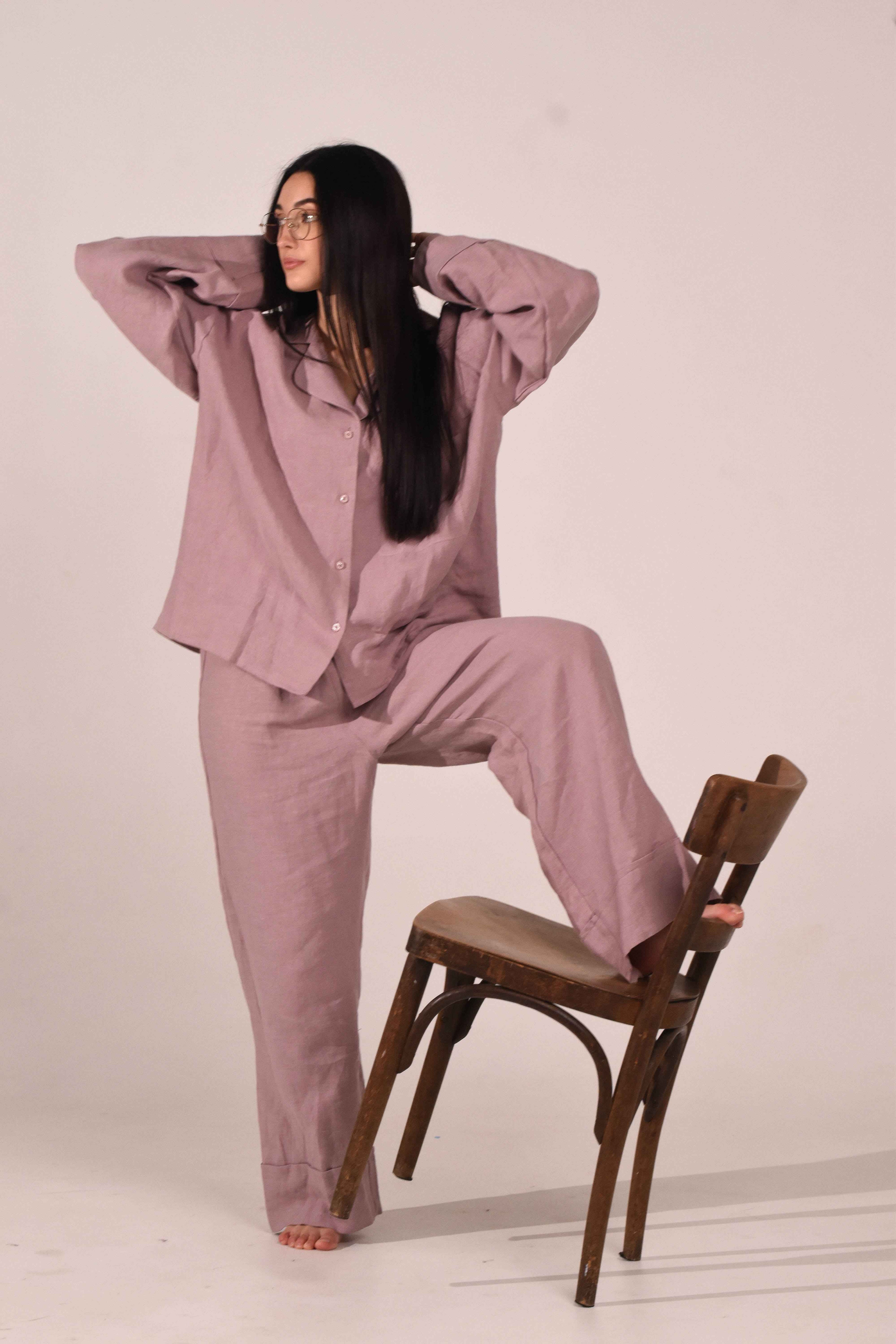 Linen Pants – Ash Rose - LinumLenis