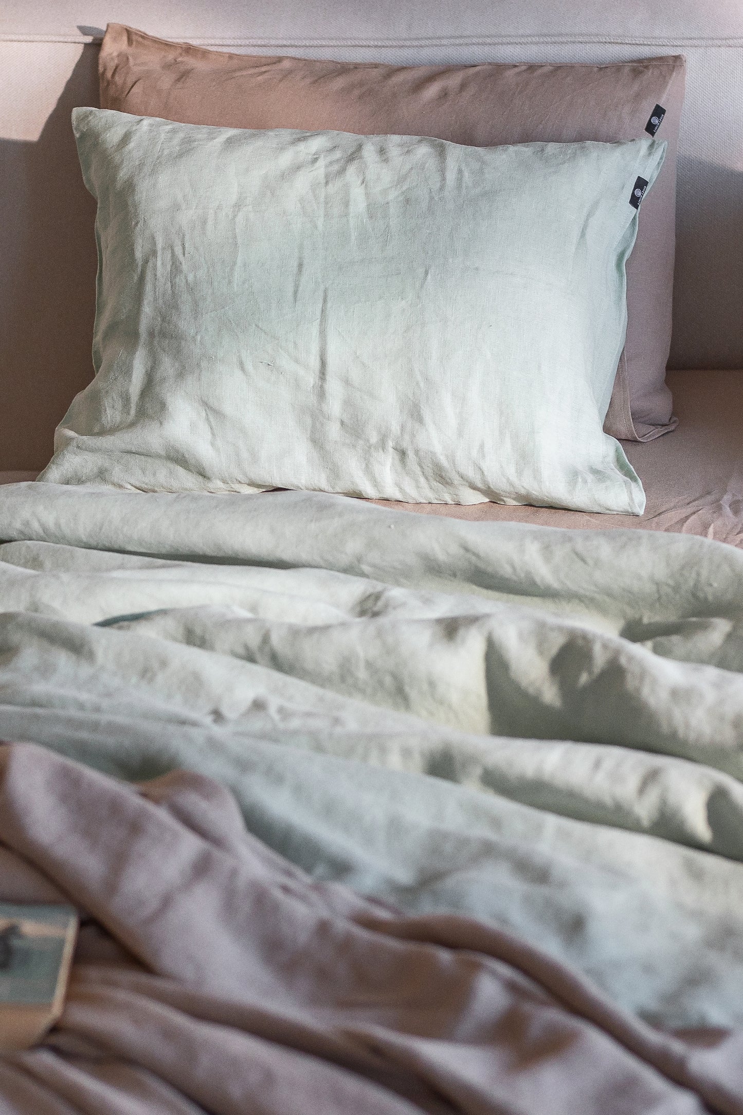 Linen Bedding Set - Matcha