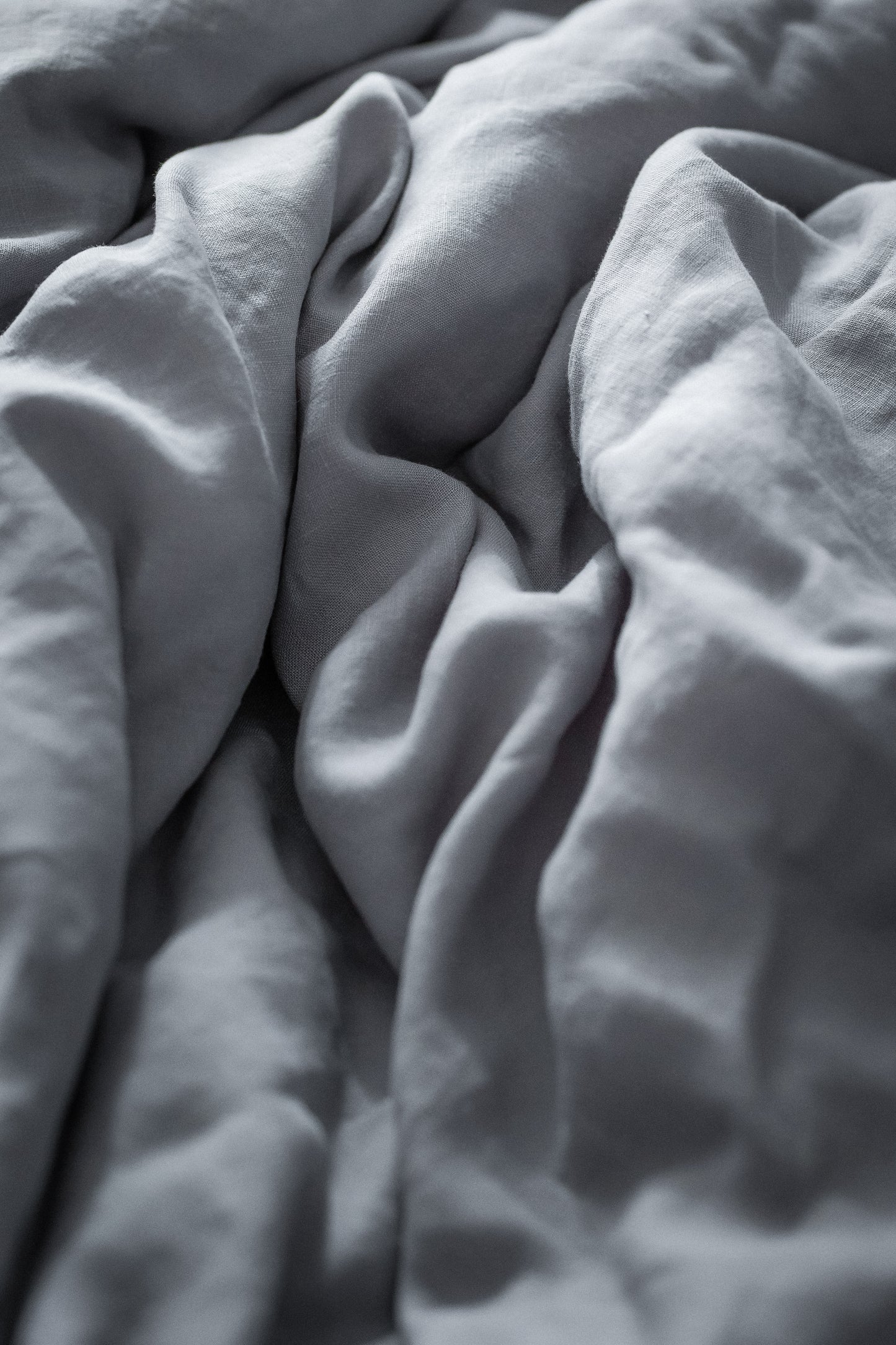 Linen Bedding Set – Dusk Grey