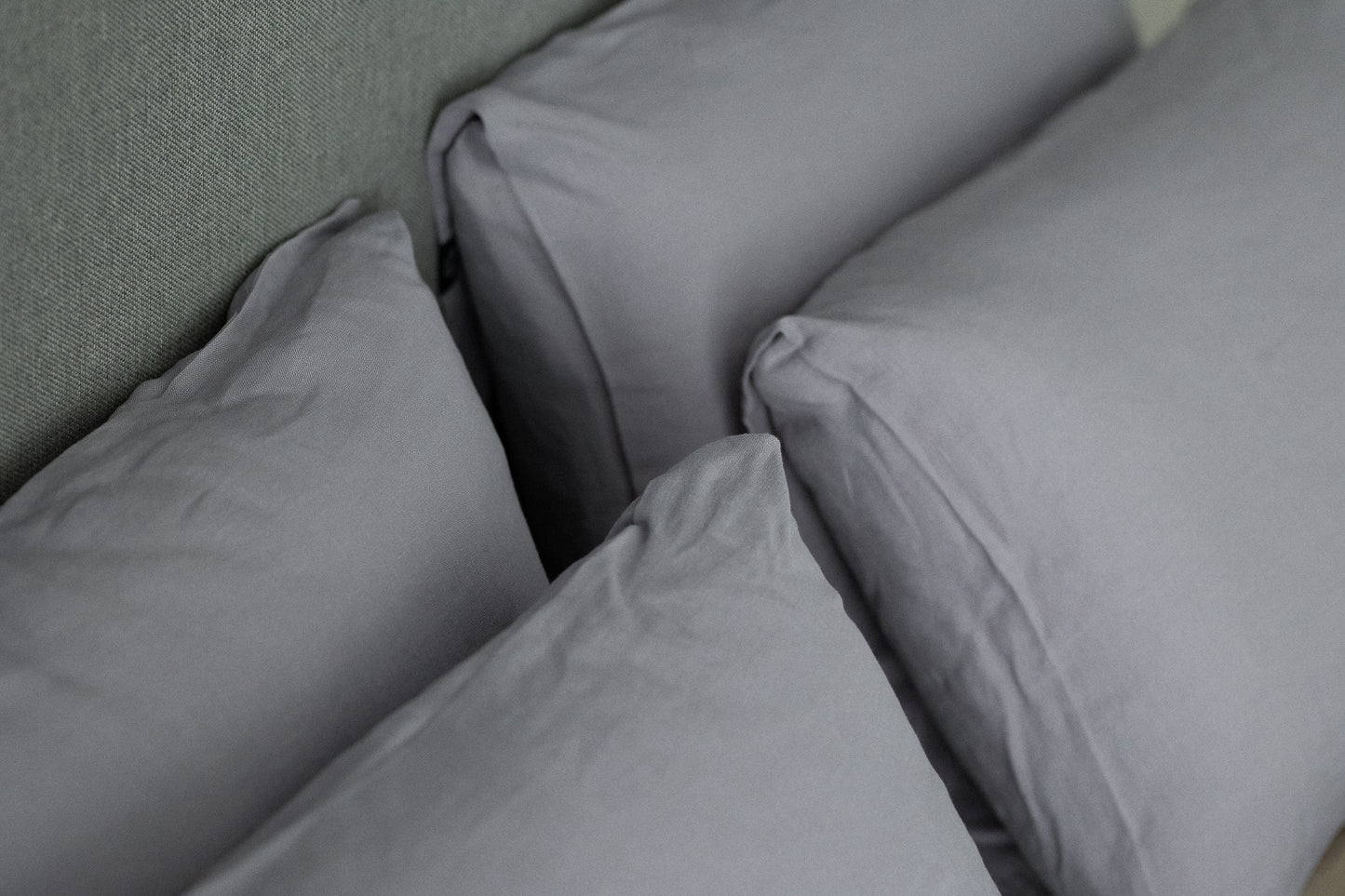 Linen Bedding Set – Dusk Grey