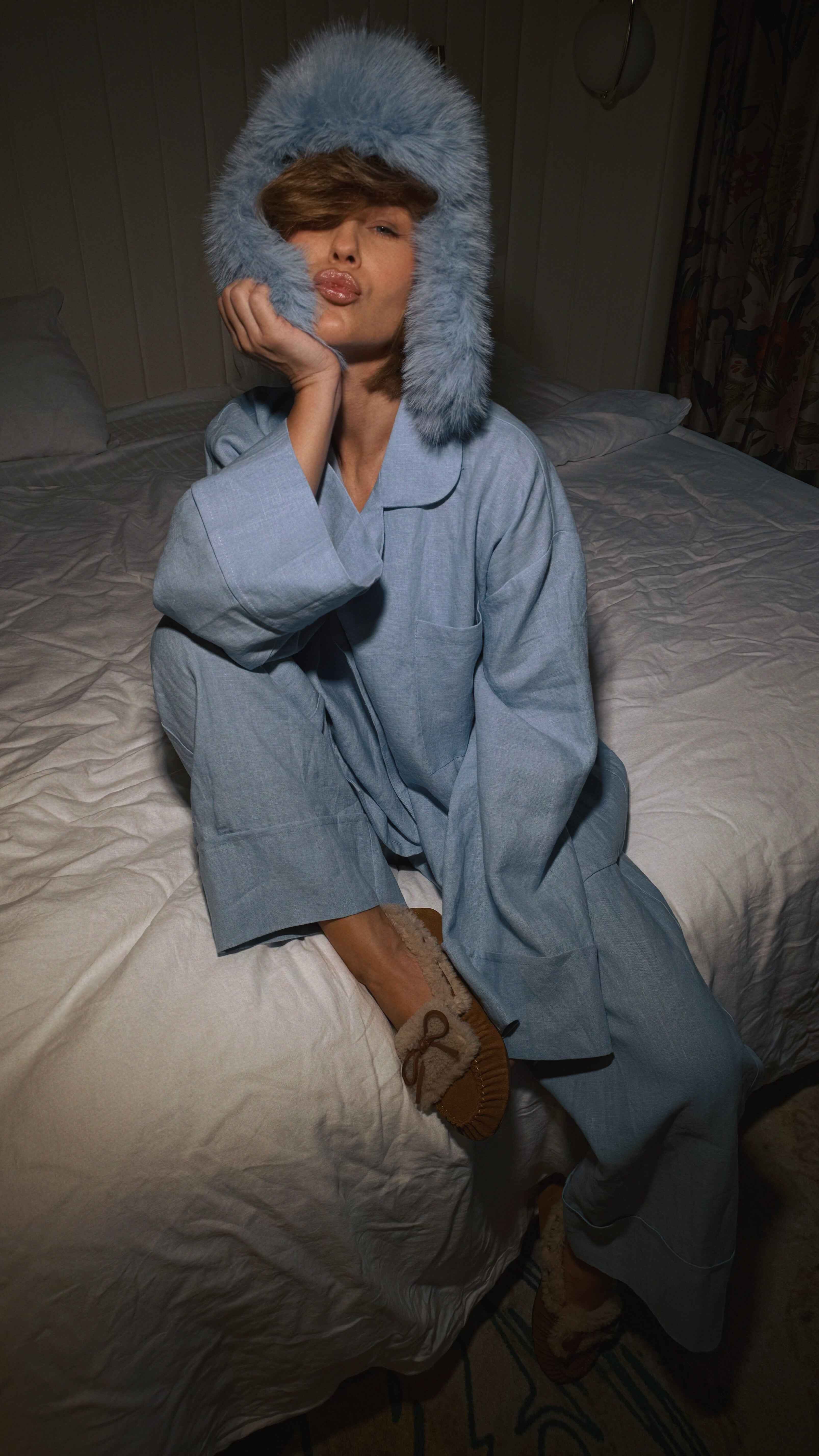 Sky Blue Linen Suit - LinumLenis