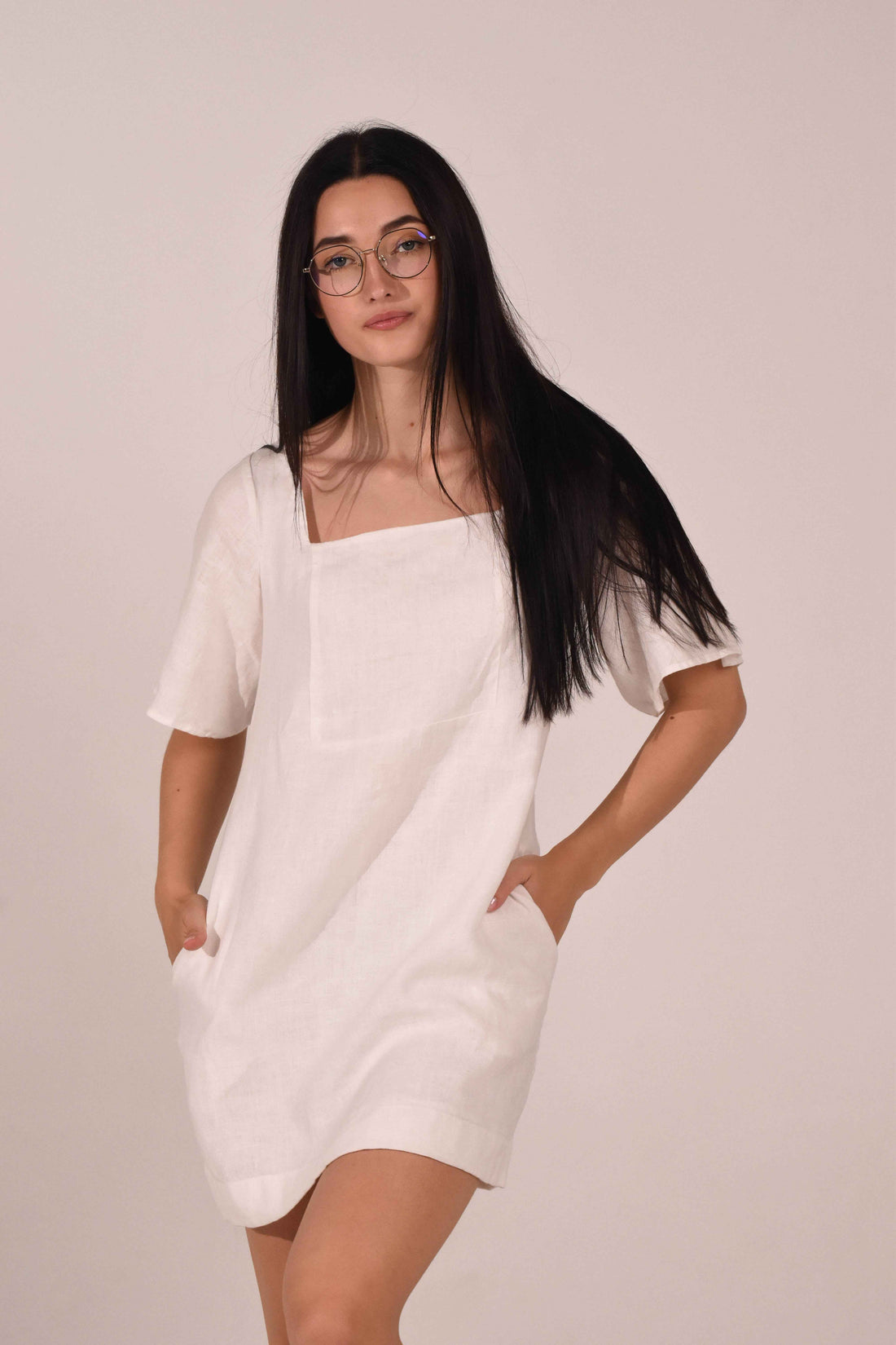 White dress - LinumLenis