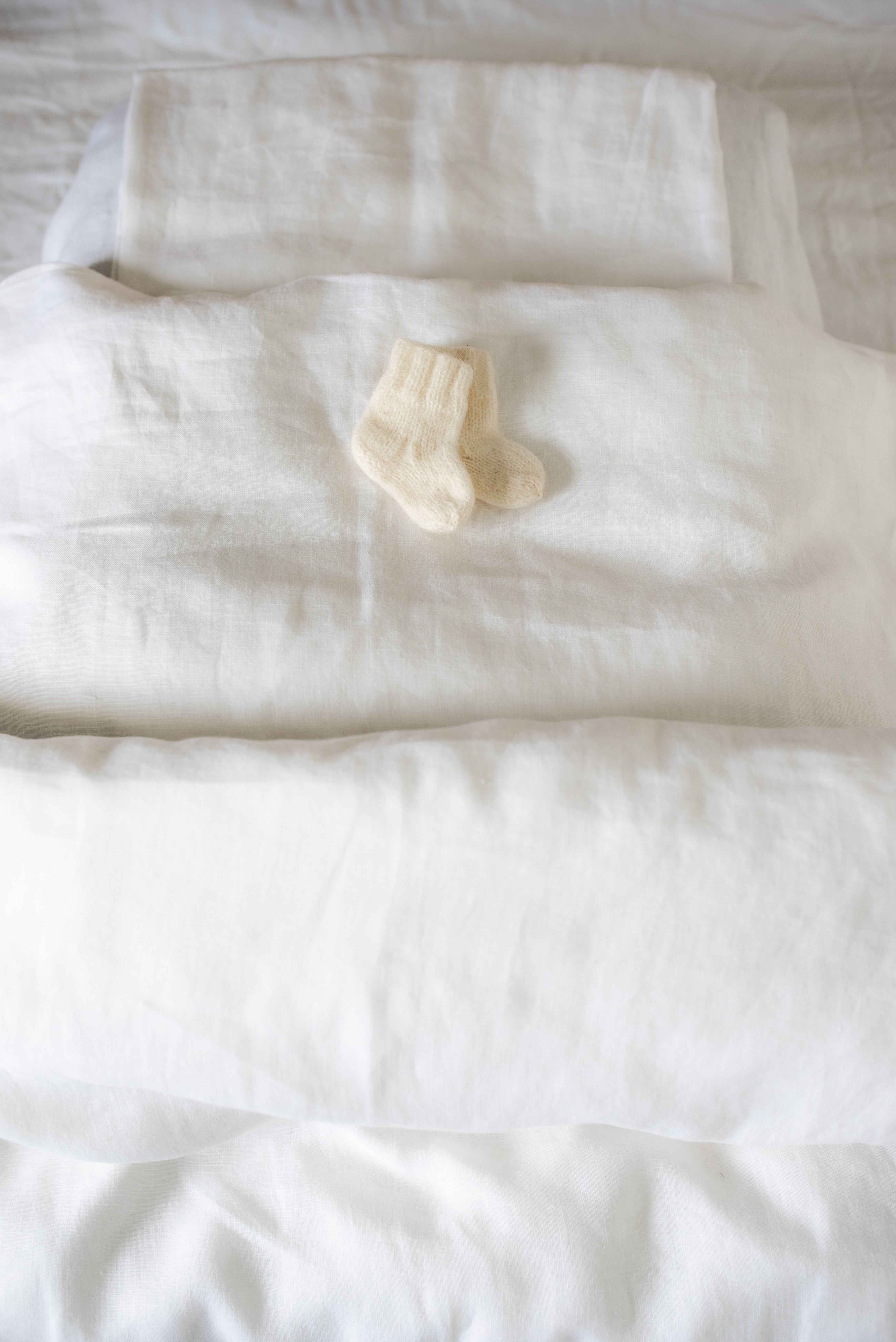 Baby Linen Bedding 3-Piece Set Pure White