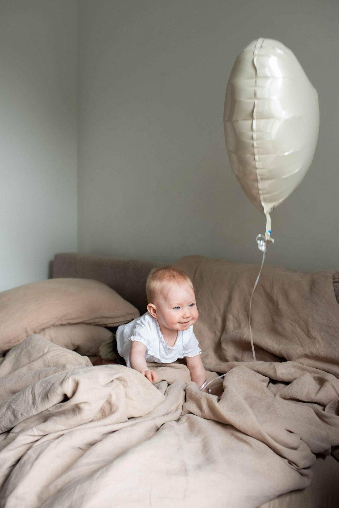 Baby Linen Bedding 3-Piece Set Brown