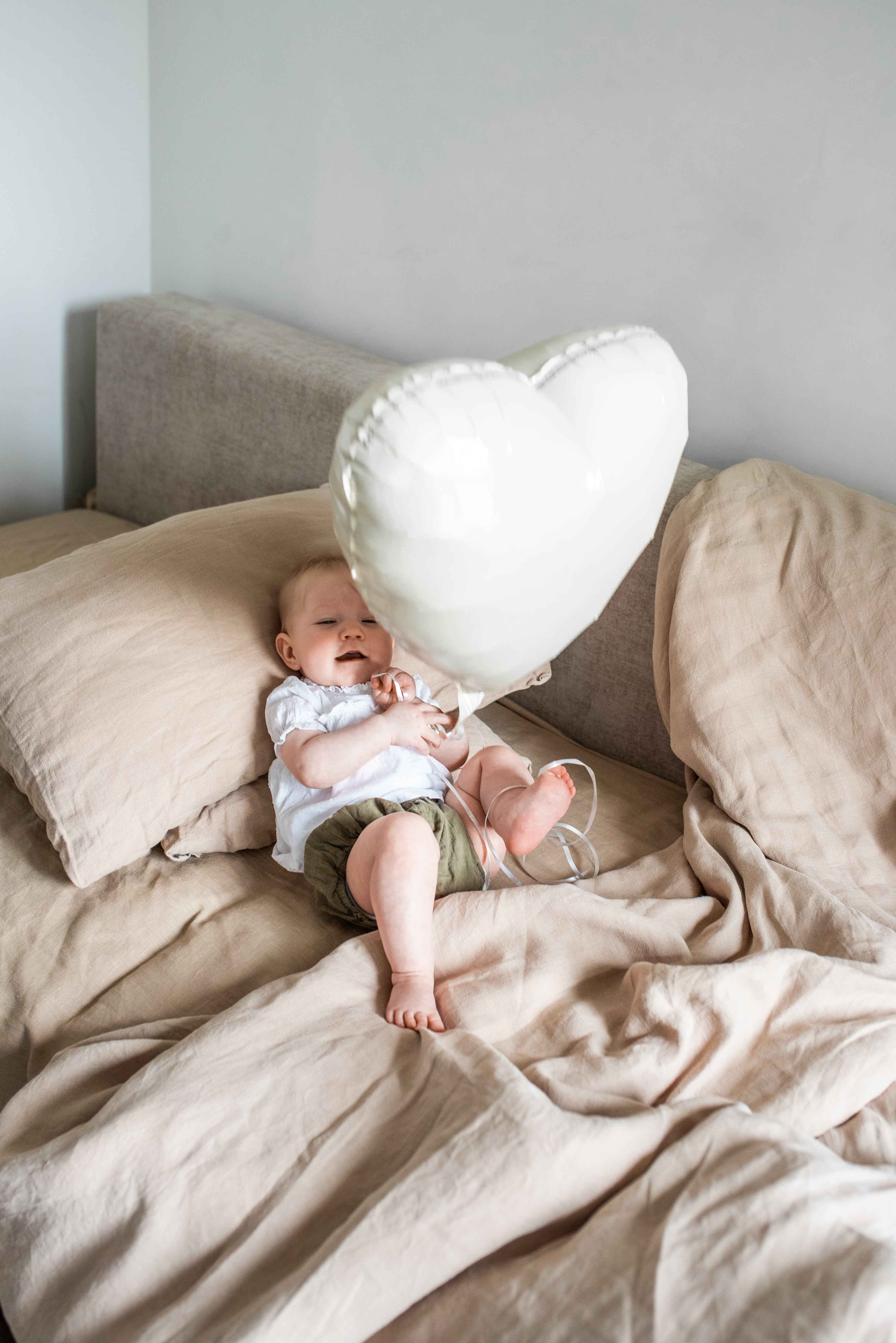 Baby Linen Bedding 3-Piece Set Brown