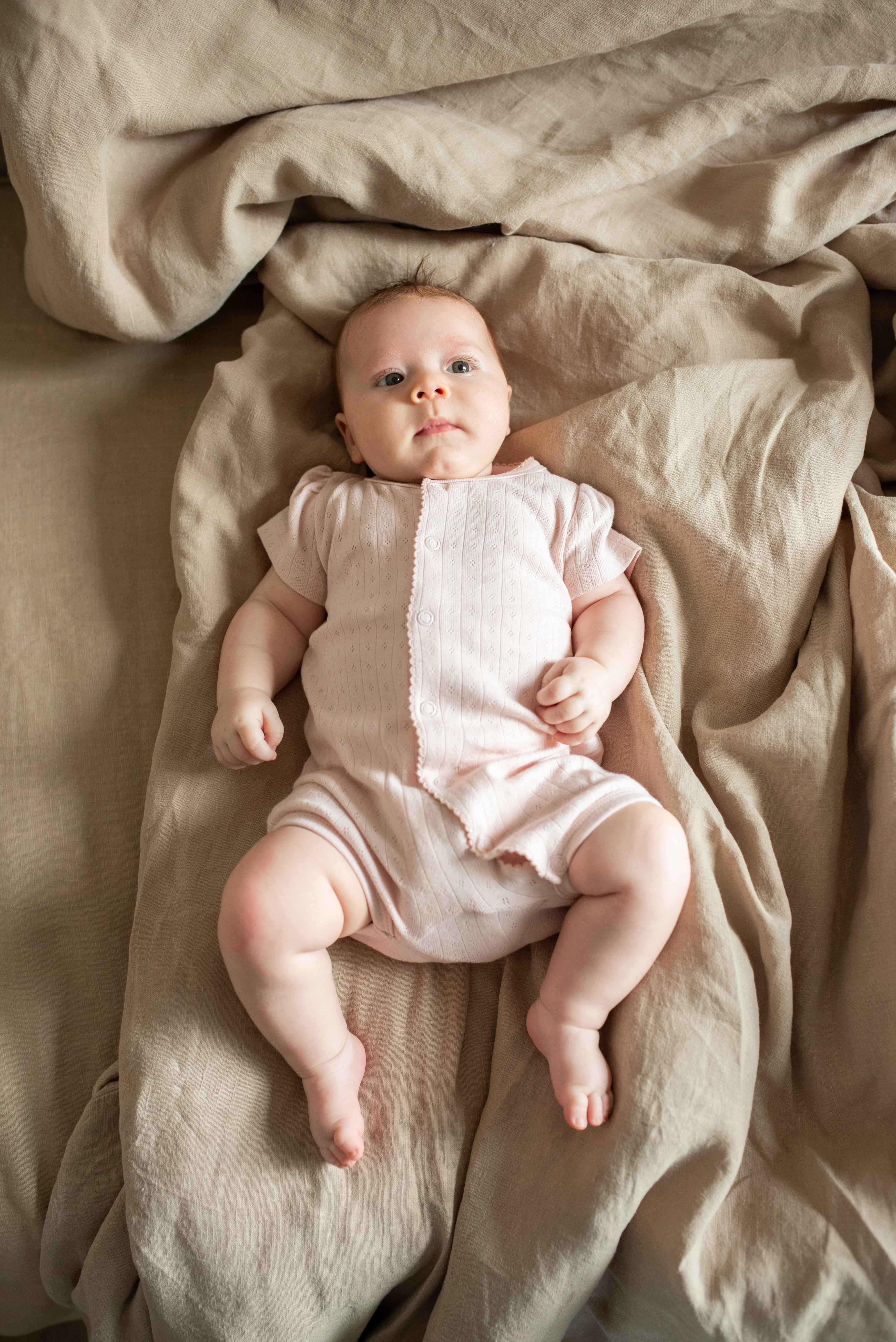 Baby Linen Bedding 3-Piece Set Brown