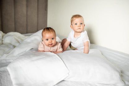 Baby Leinen Bettwaesche 3 Teiliges Set
