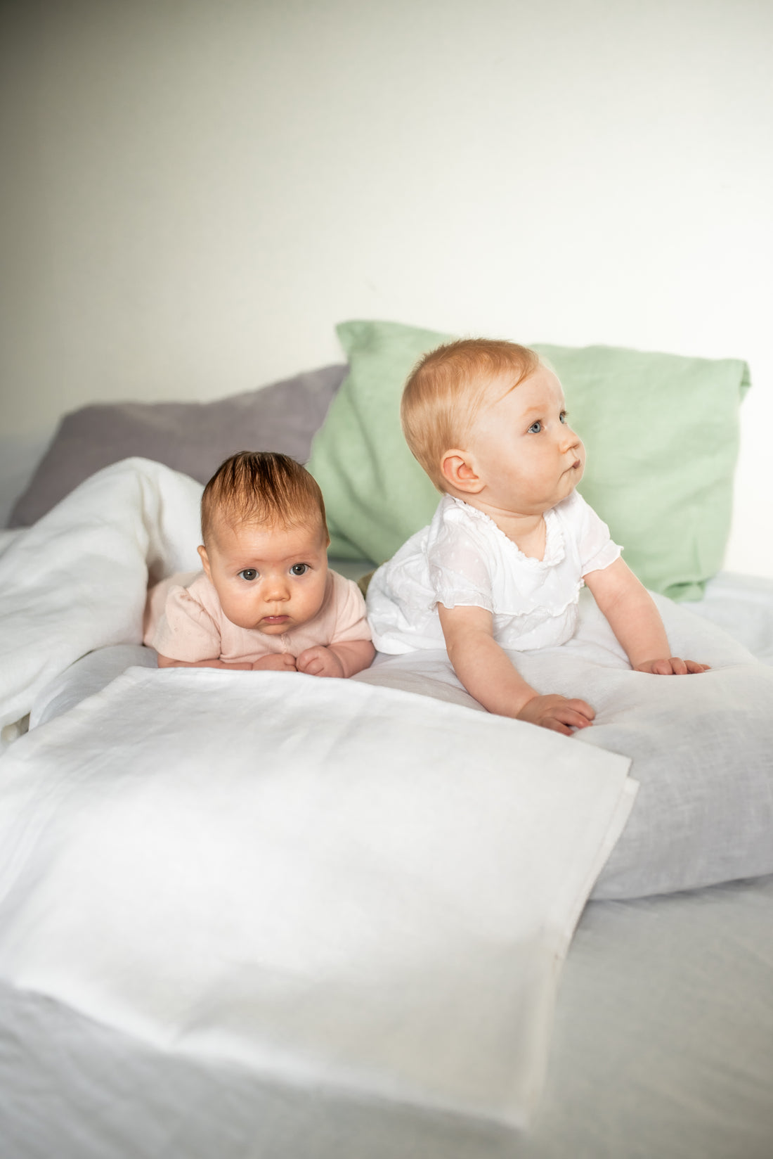 Baby Linen Bedding 3-Piece Set Matcha
