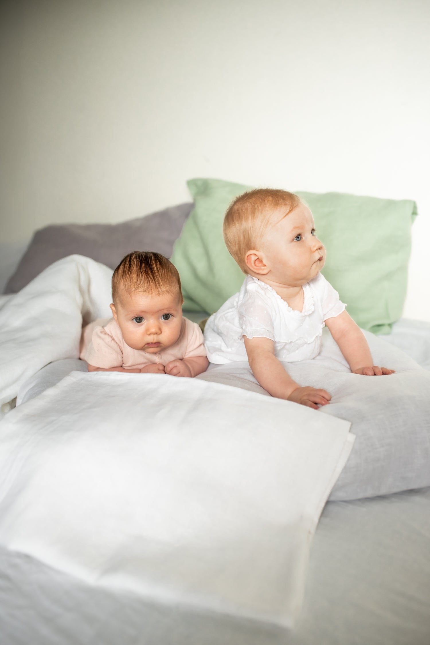 Baby Linen Bedding 3-Piece Set Matcha