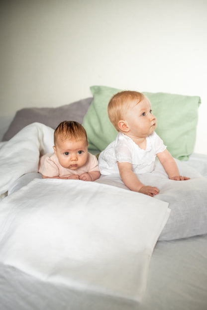 Baby Linen Bedding 3-Piece Set Matcha