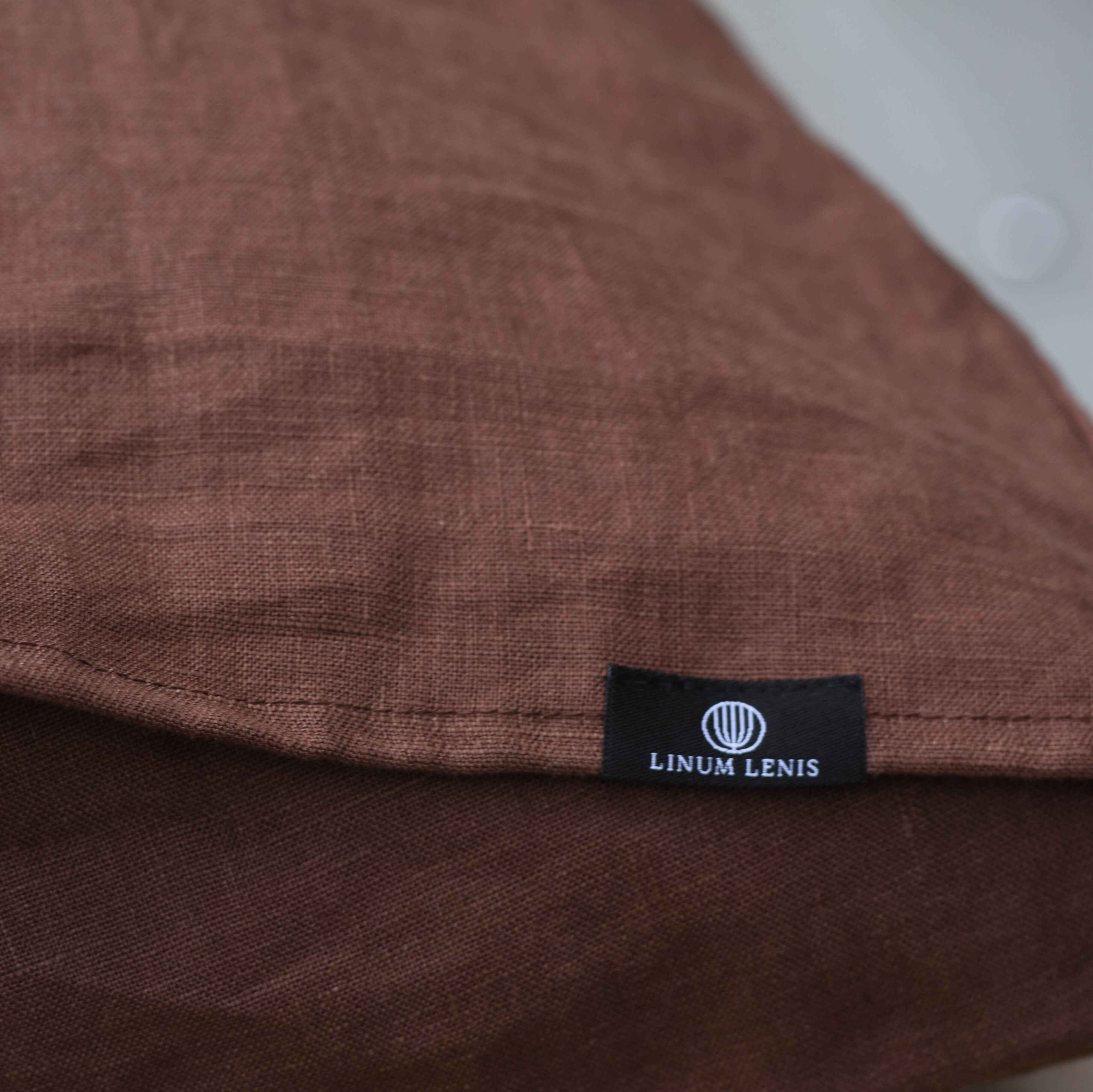 Linen Bedding Set Brown - LinumLenis