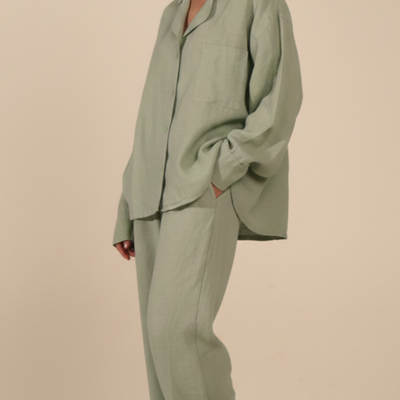Linen Pants – Matcha