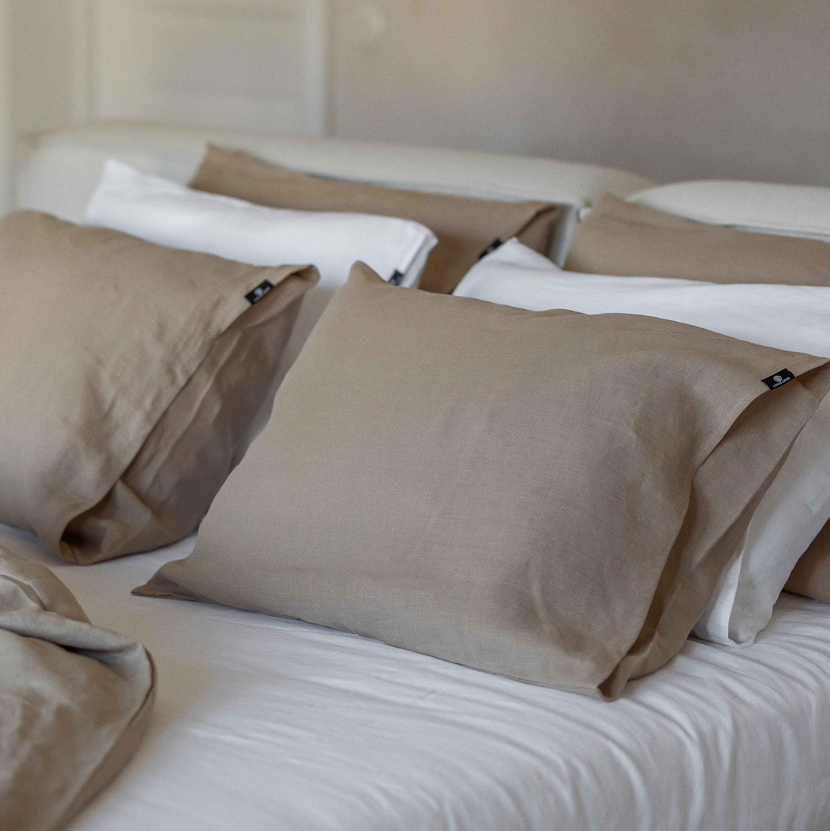 Linen Bedding Set – Warm Cocoa