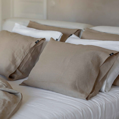 Linen Bedding Set – Warm Cocoa