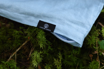 Linen Bedding Set – Light Blue