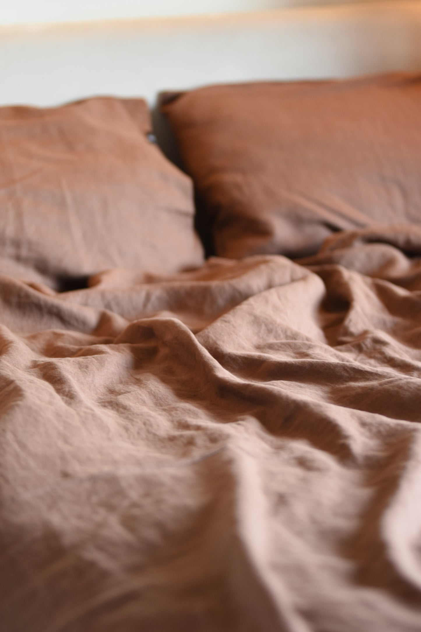 Linen Bedding Set Brown - LinumLenis