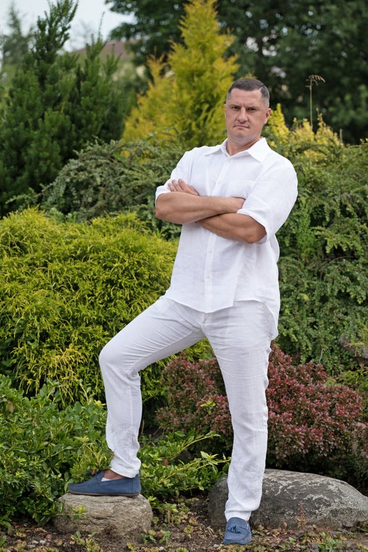 Men's Short Sleeved Shirt and Shorts set