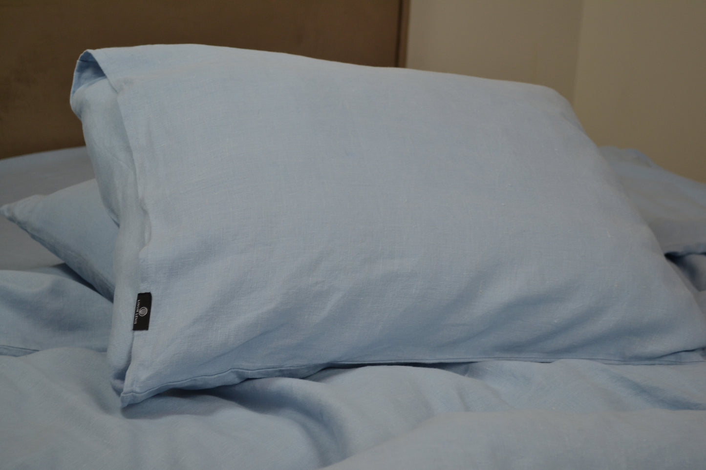 Linen Bedding Set – Light Blue - LinumLenis