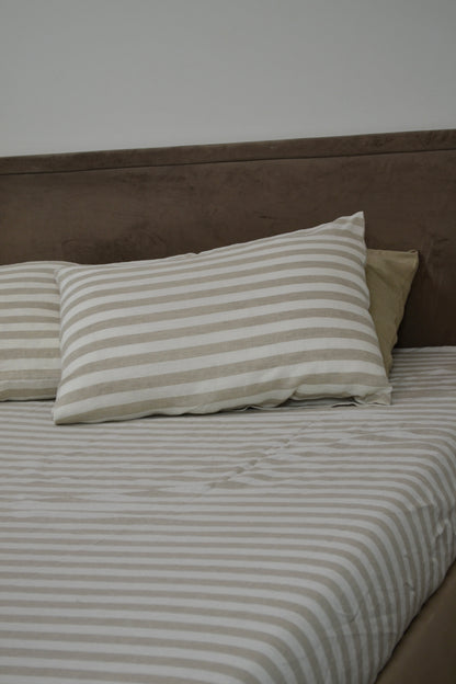 Organic Linen Striped Bedding