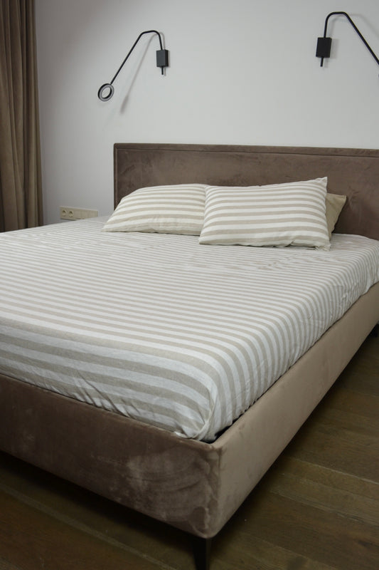 Organic Linen Striped Bedding