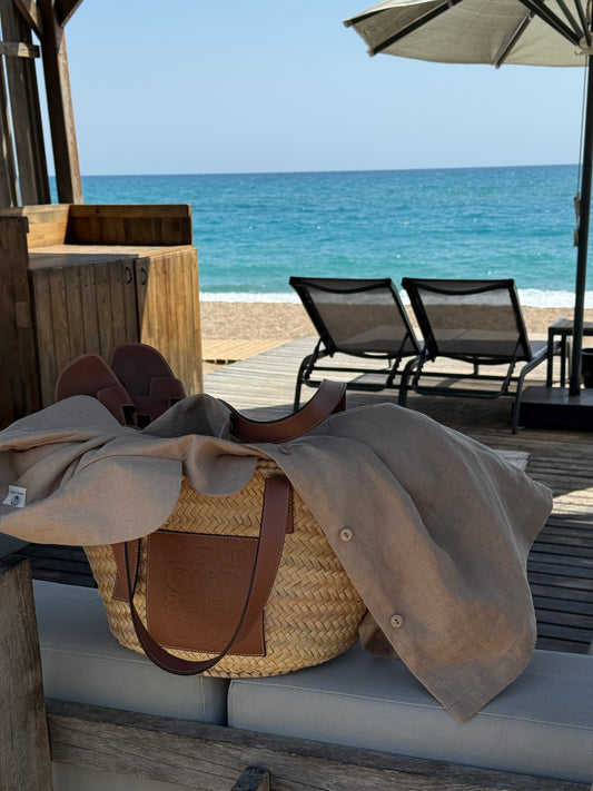 Long Sleeve Linen Shirt – Warm Cocoa - LinumLenis