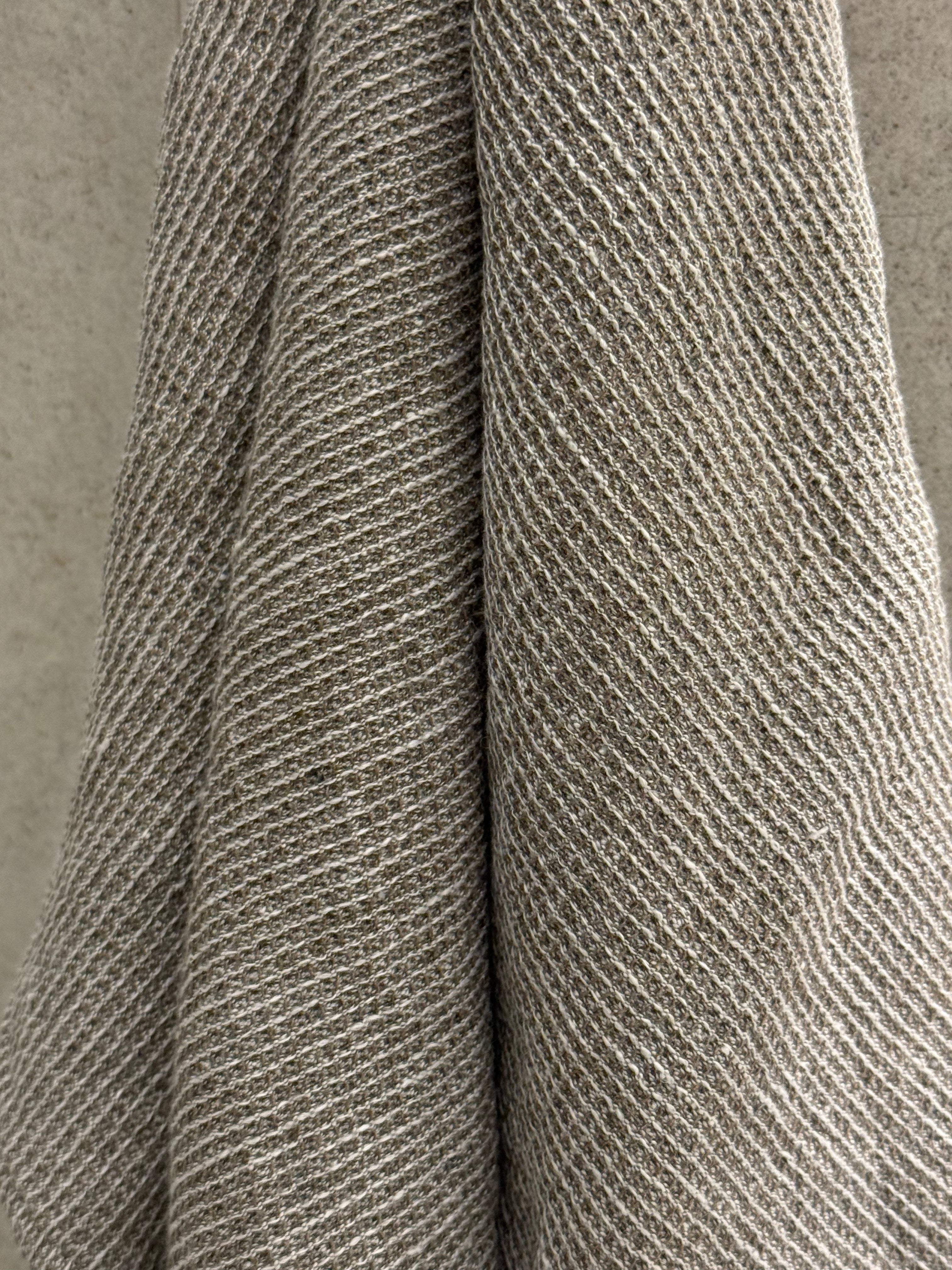 Linen Towel with Recycled Denim