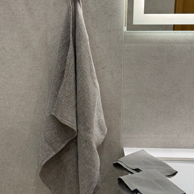 Linen Towel with Recycled Denim