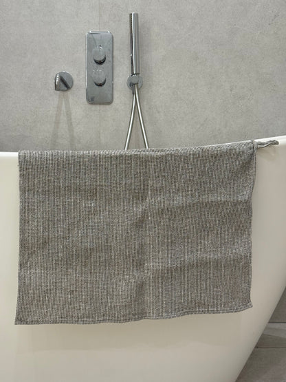 Linen Towel with Recycled Denim