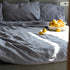 Linen Fitted Sheet – for Natural Comfort and Convenience Dusk Gray - LinumLenis
