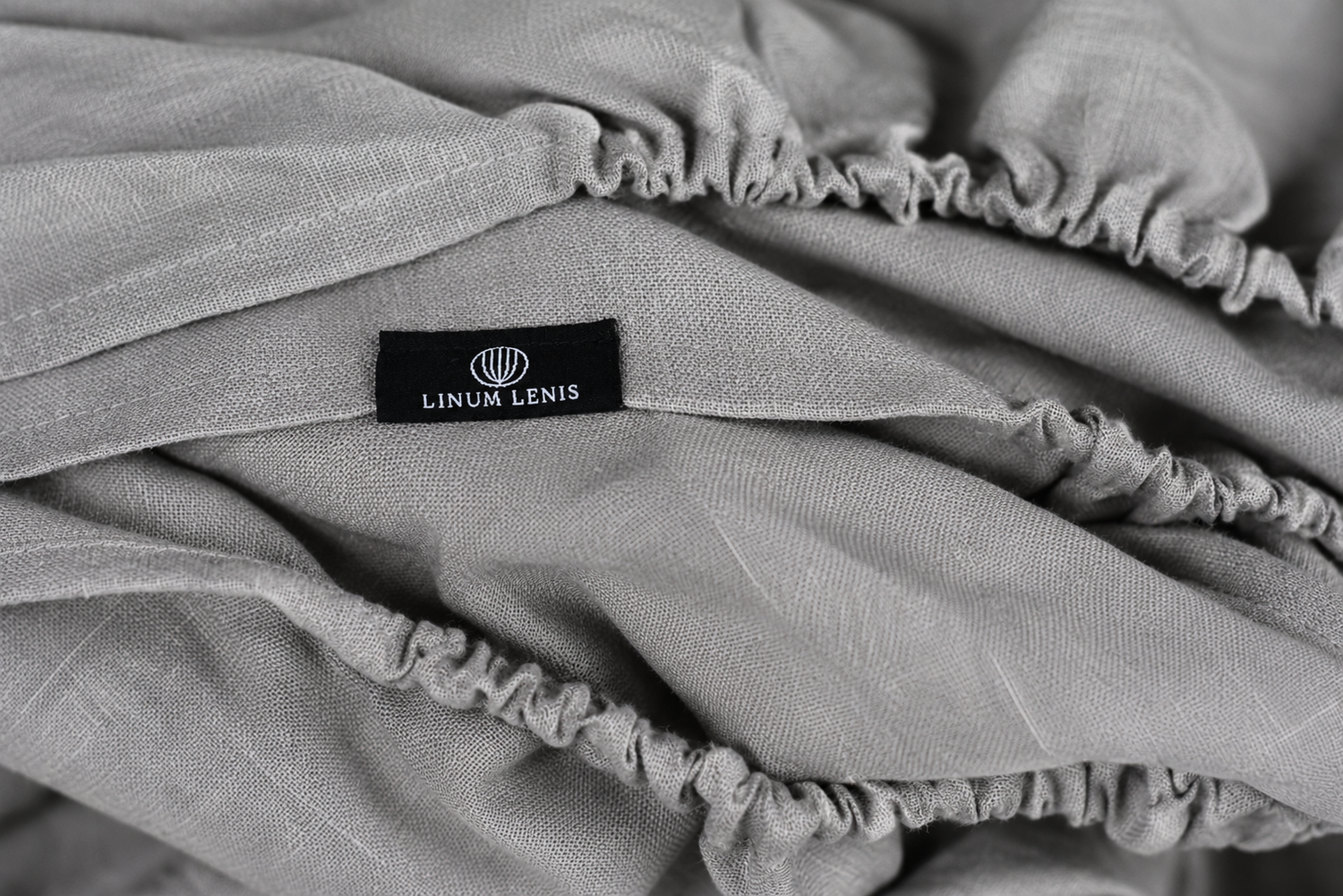 Linen Fitted Sheet – for Natural Comfort and Convenience Dusk Gray - LinumLenis
