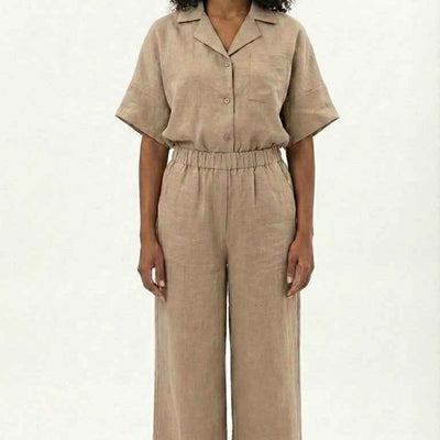 Linen Pants – Cocoa Brown