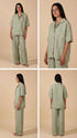 Linen Pants – Matcha - LinumLenis