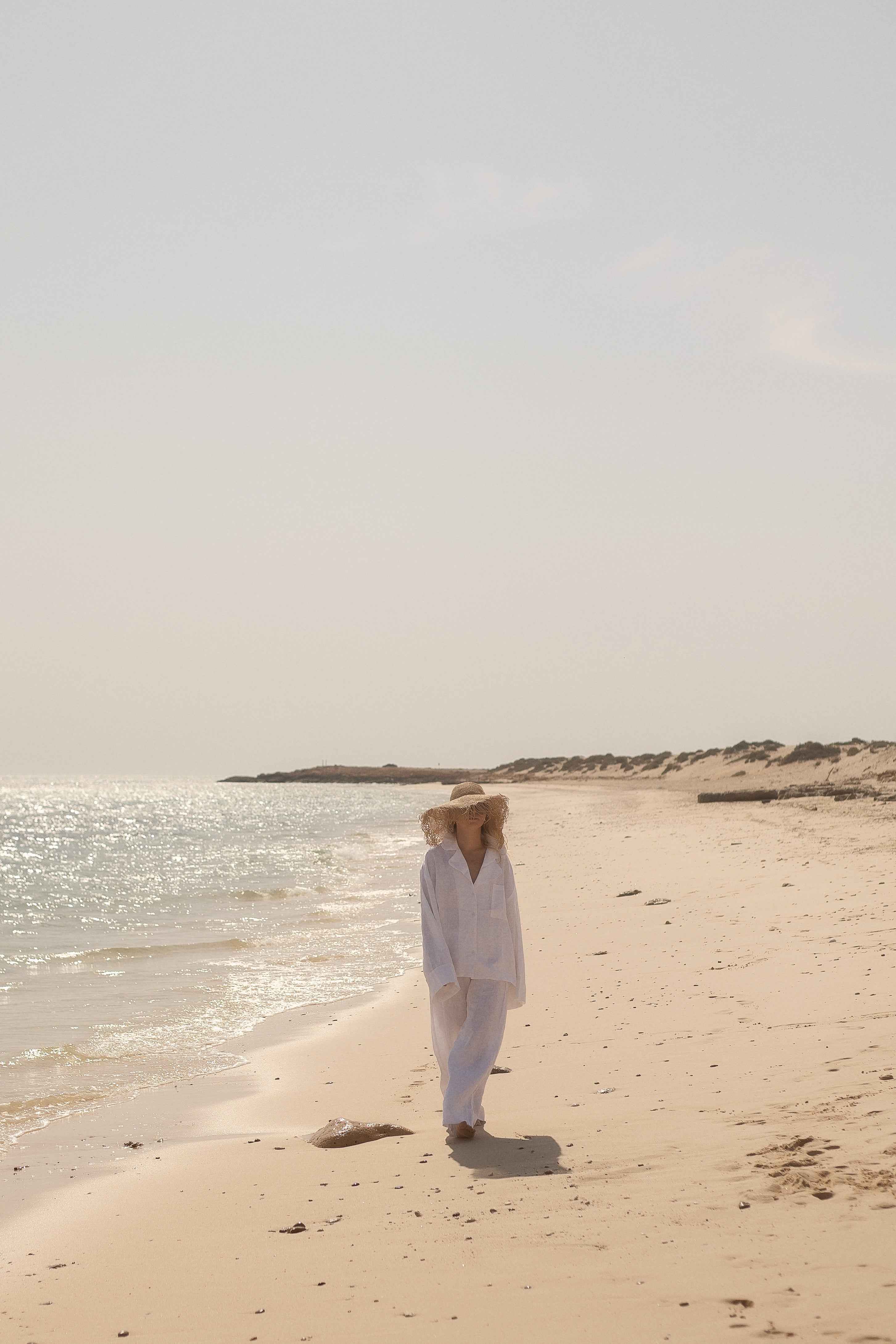 Linen Pants – Pure White - LinumLenis