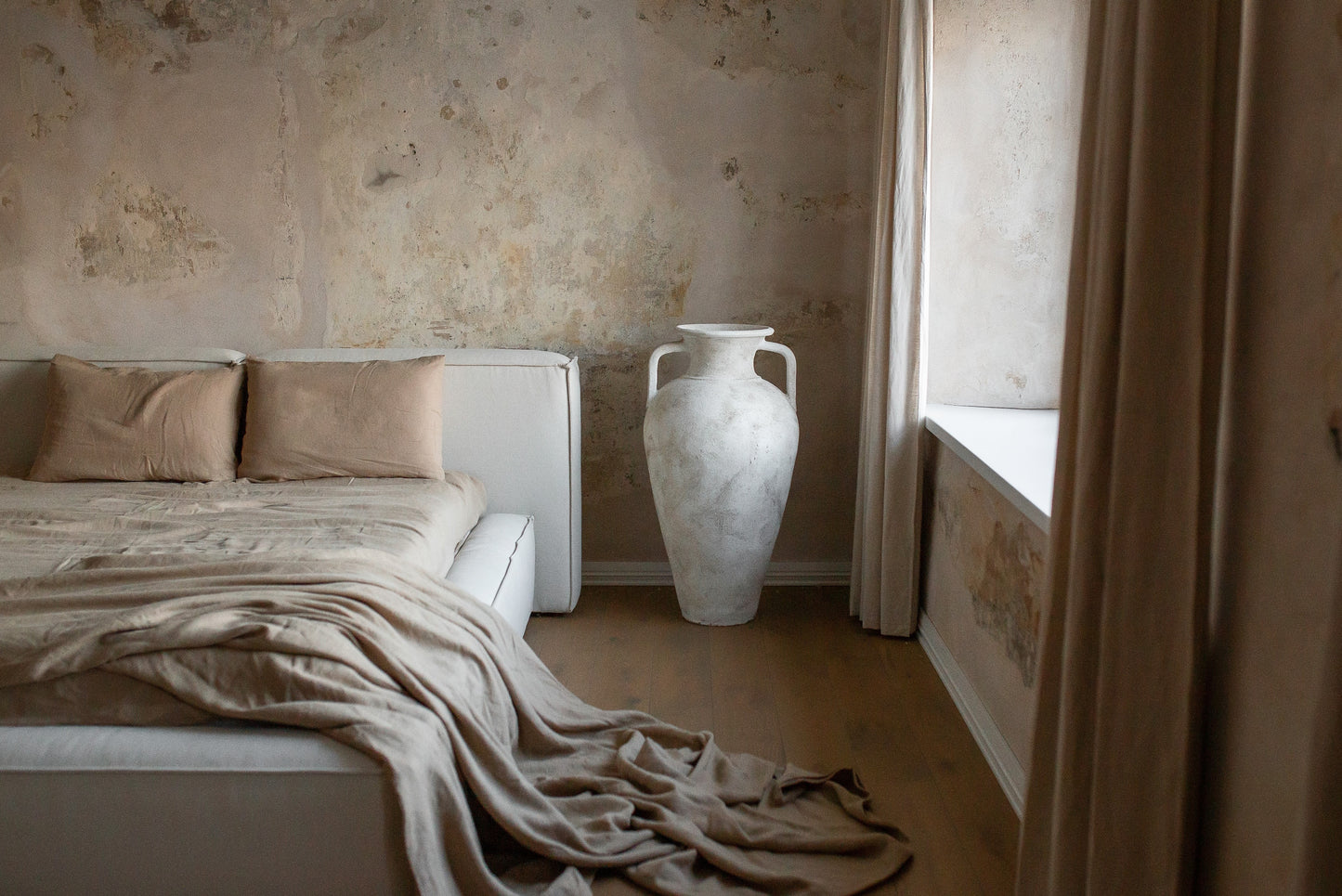Linen Bedding Set – Warm Cocoa