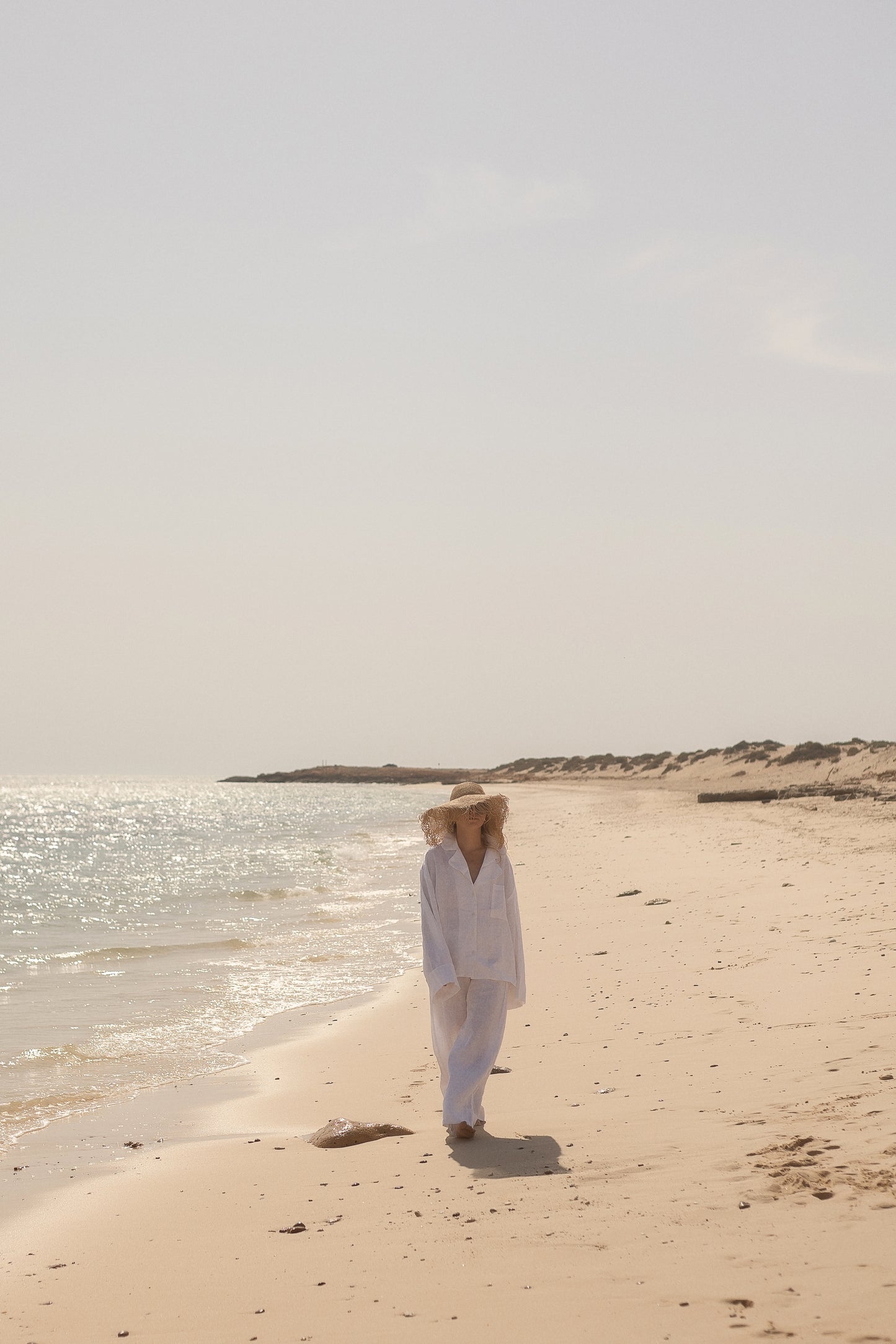 Linen Pants – Pure White
