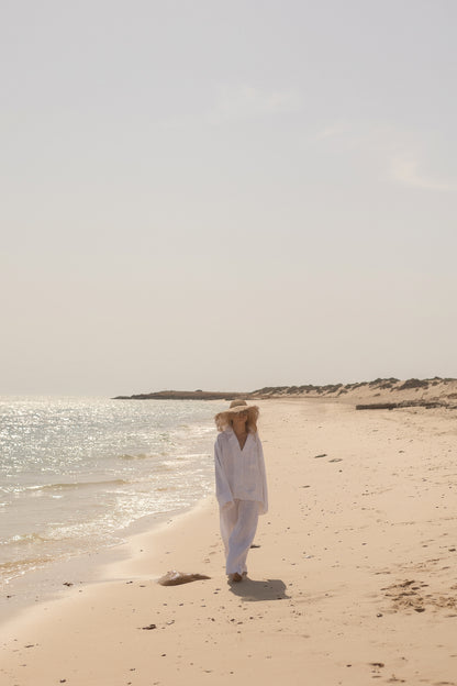 Linen Pants – Pure White
