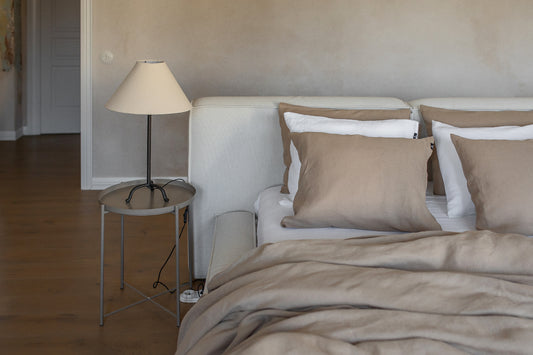 Linen Bedding Set – Warm Cocoa