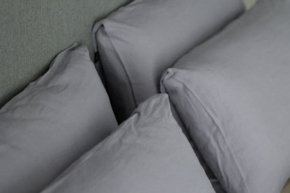 Linen Bedding Set – Dusk Grey