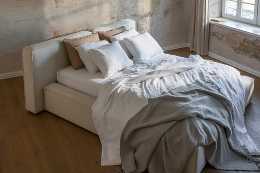 Linen Bedding Set – Pure White