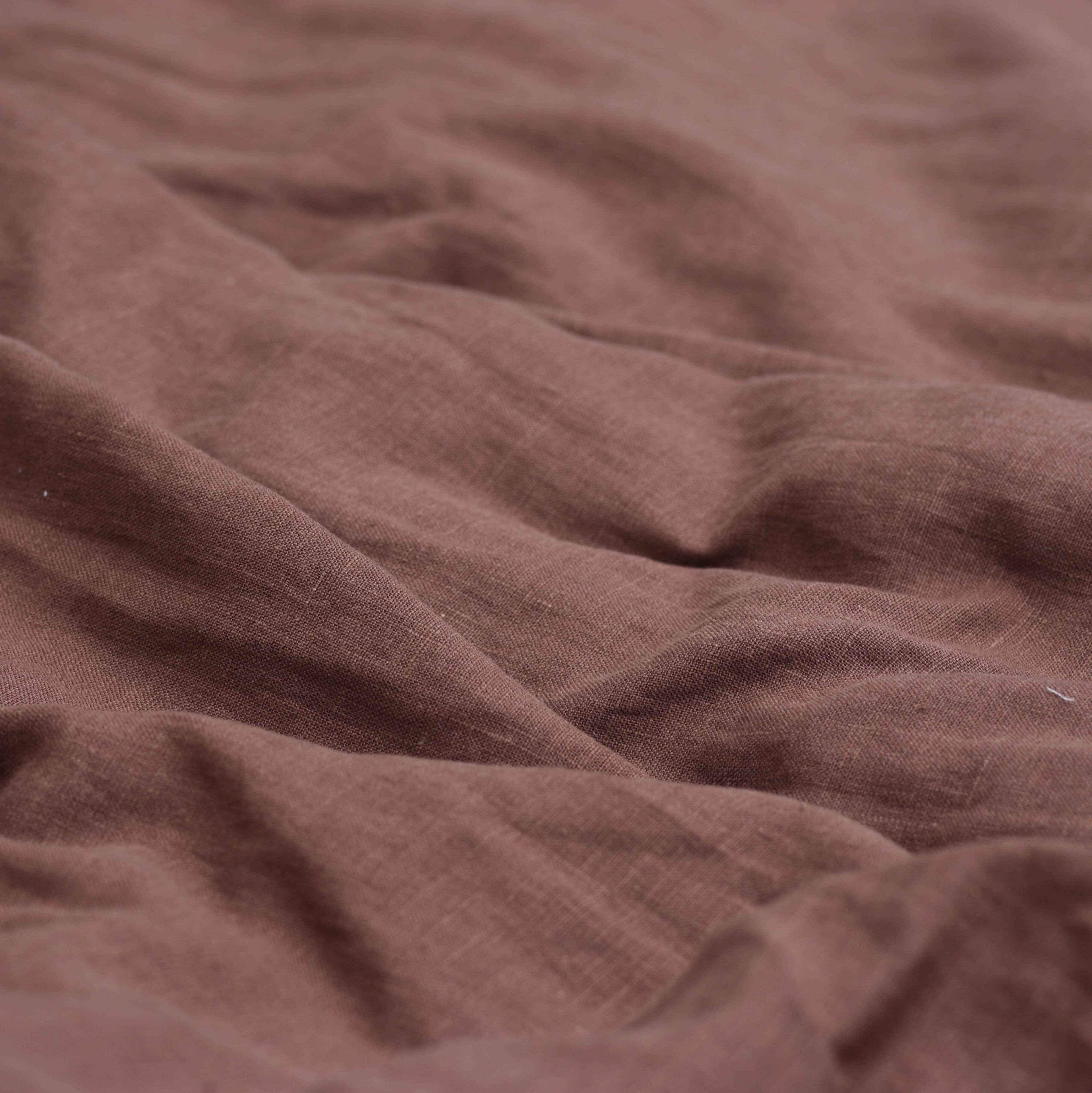 Linen Bedding Set Brown - LinumLenis