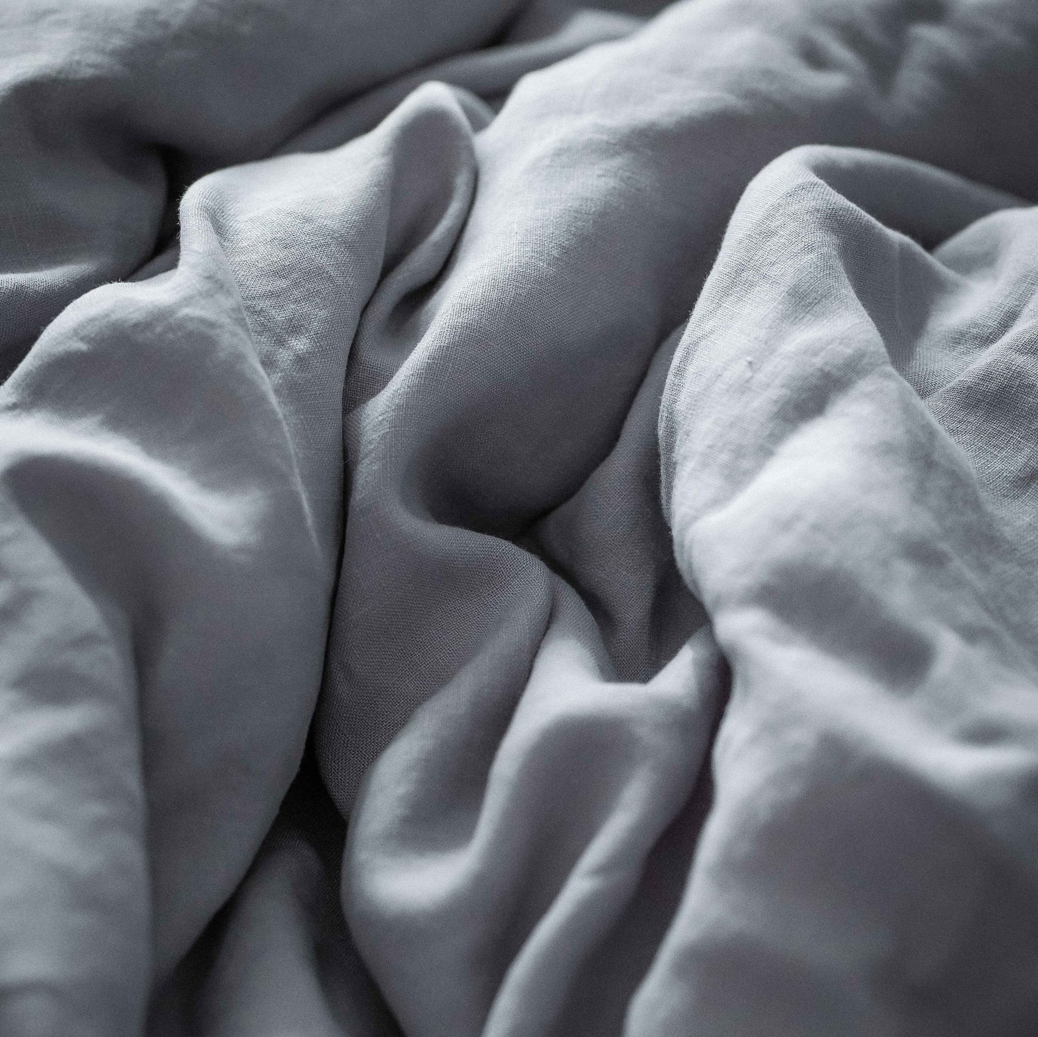 Linen Bedding Set – Dusk Grey - LinumLenis