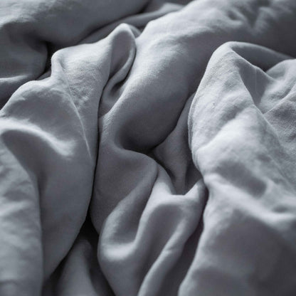 Linen Bedding Set – Dusk Grey - LinumLenis