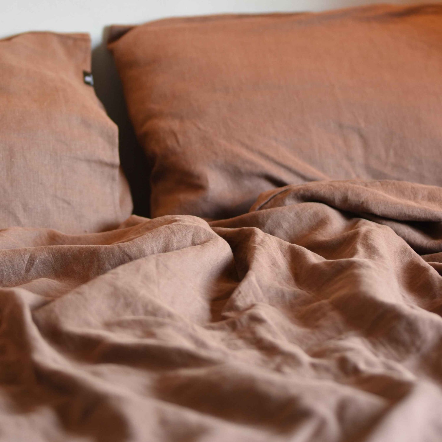Linen Bedding Set Brown - LinumLenis